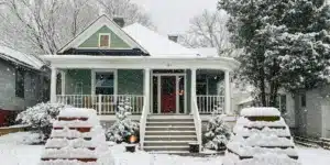 winter porch decor ideas