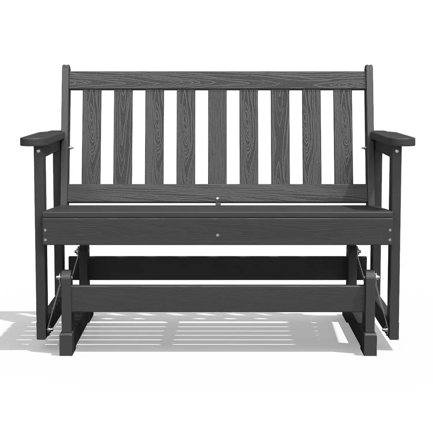 Garden Glider Bench Front View