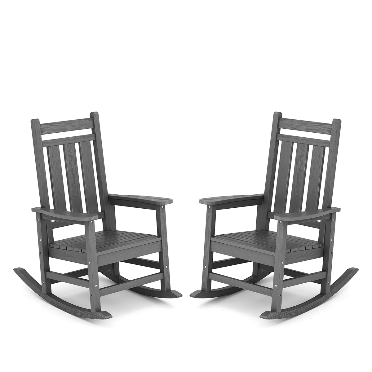 Traditional Porch Rocking Chairs Set of 2