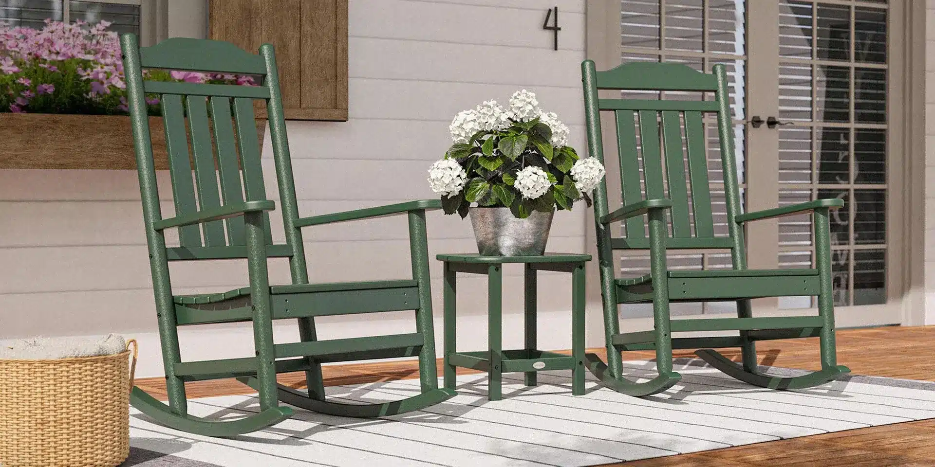 rocking chair on the front porch