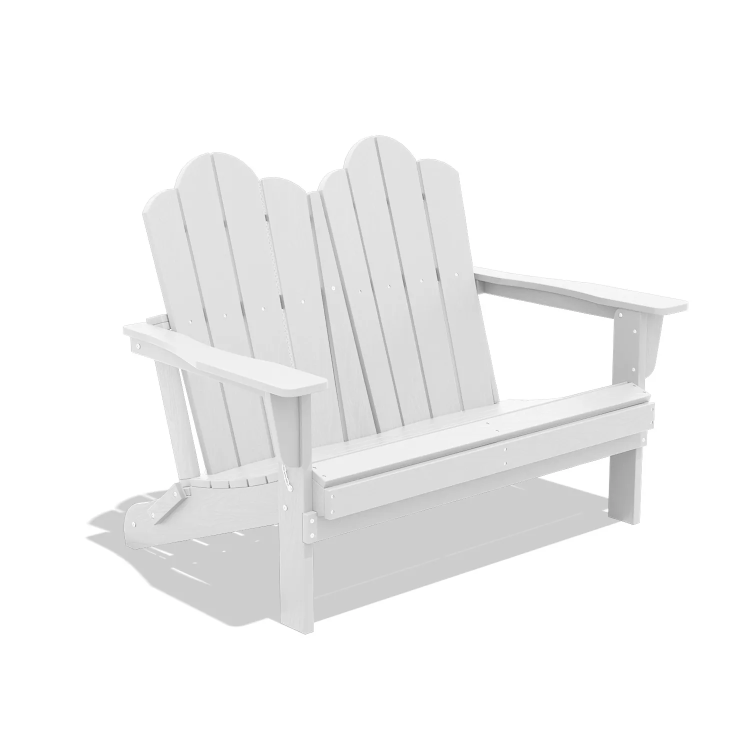 Folding Outdoor Loveseat Adirondack Chair | Serwall