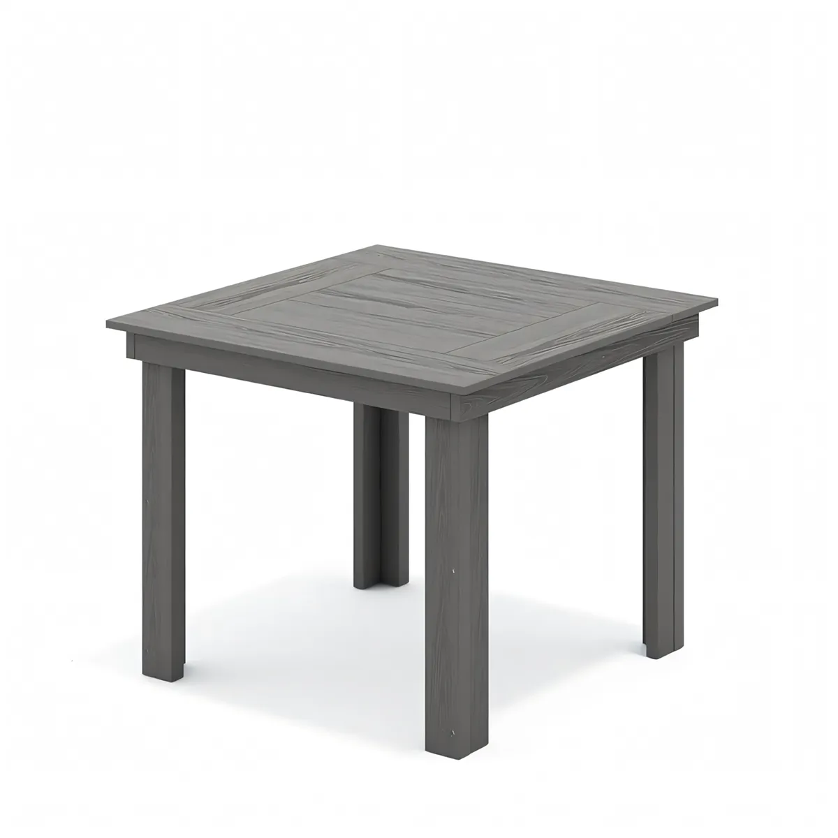 Dark Gray Square Outdoor Dining Table