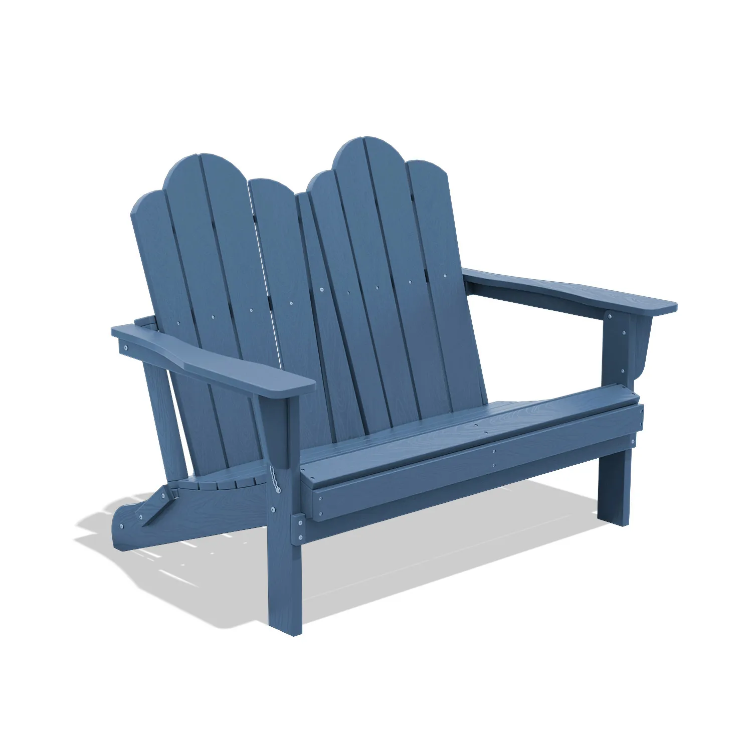 Folding Outdoor Loveseat Adirondack Chair | Serwall