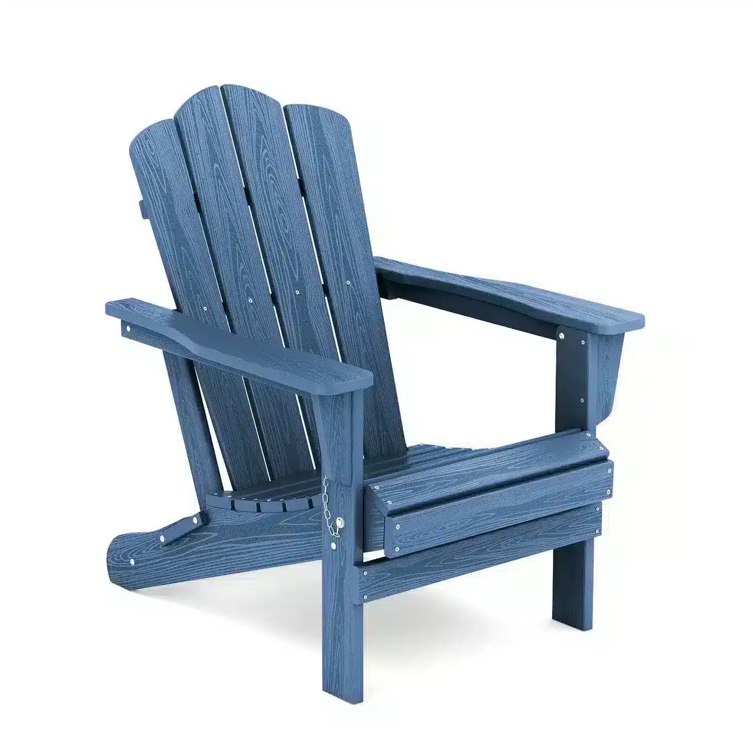 Navy Blue Recycled Plastic Adirondack Chair New