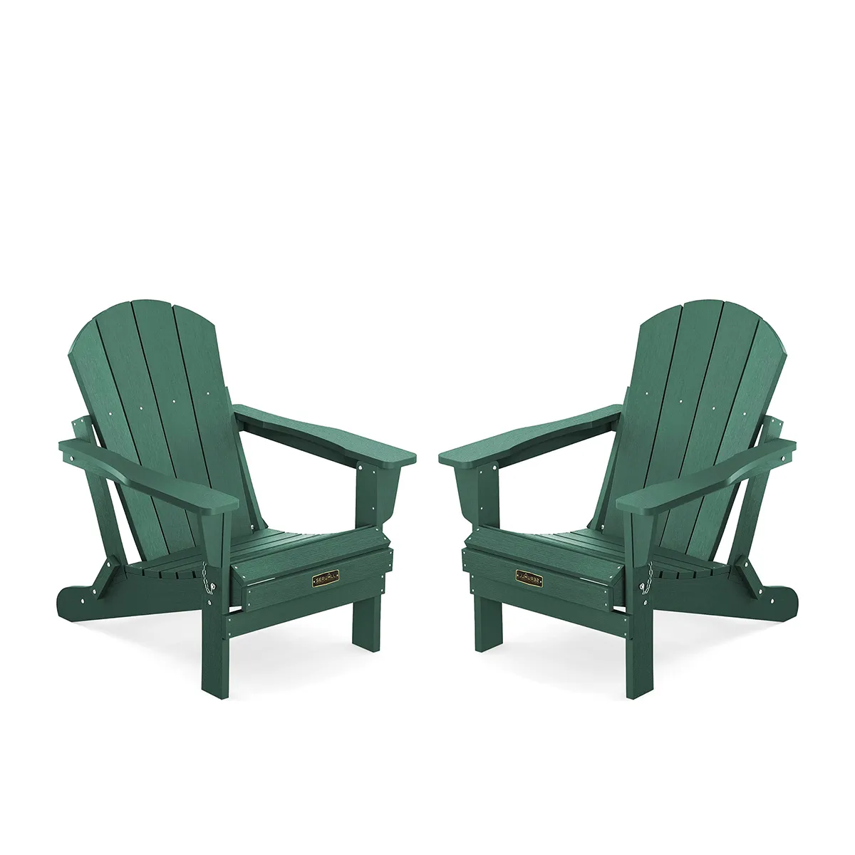 Folding Outdoor Adirondack Chair Set of 2 | Serwall