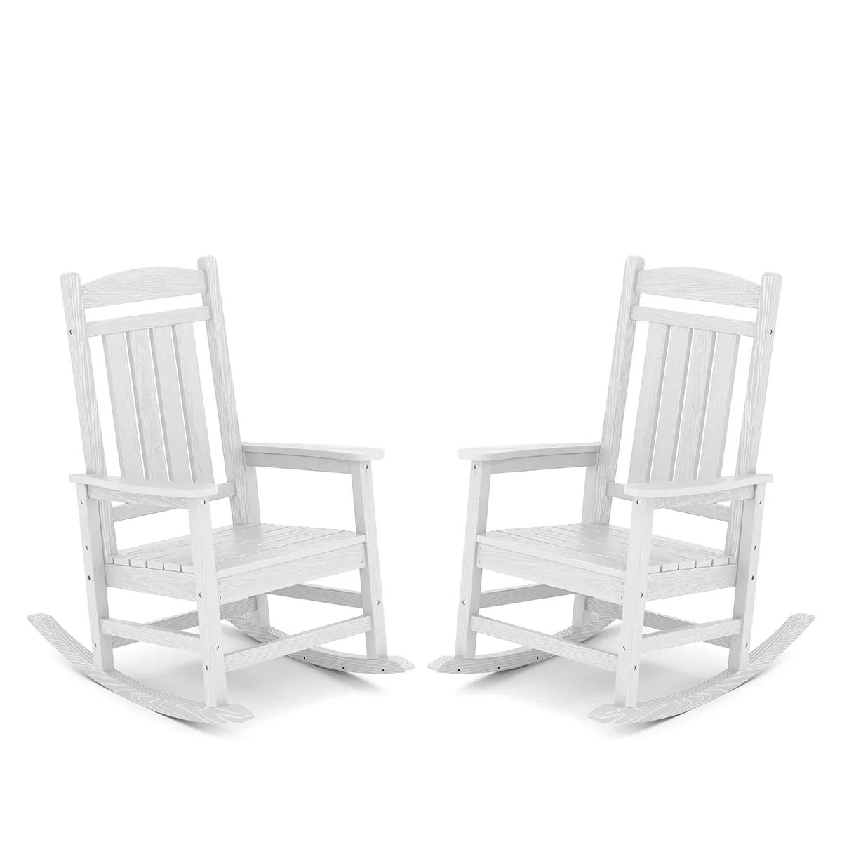 HDPE Outdoor Patio Rocking Chair Set of 2​ | Serwall