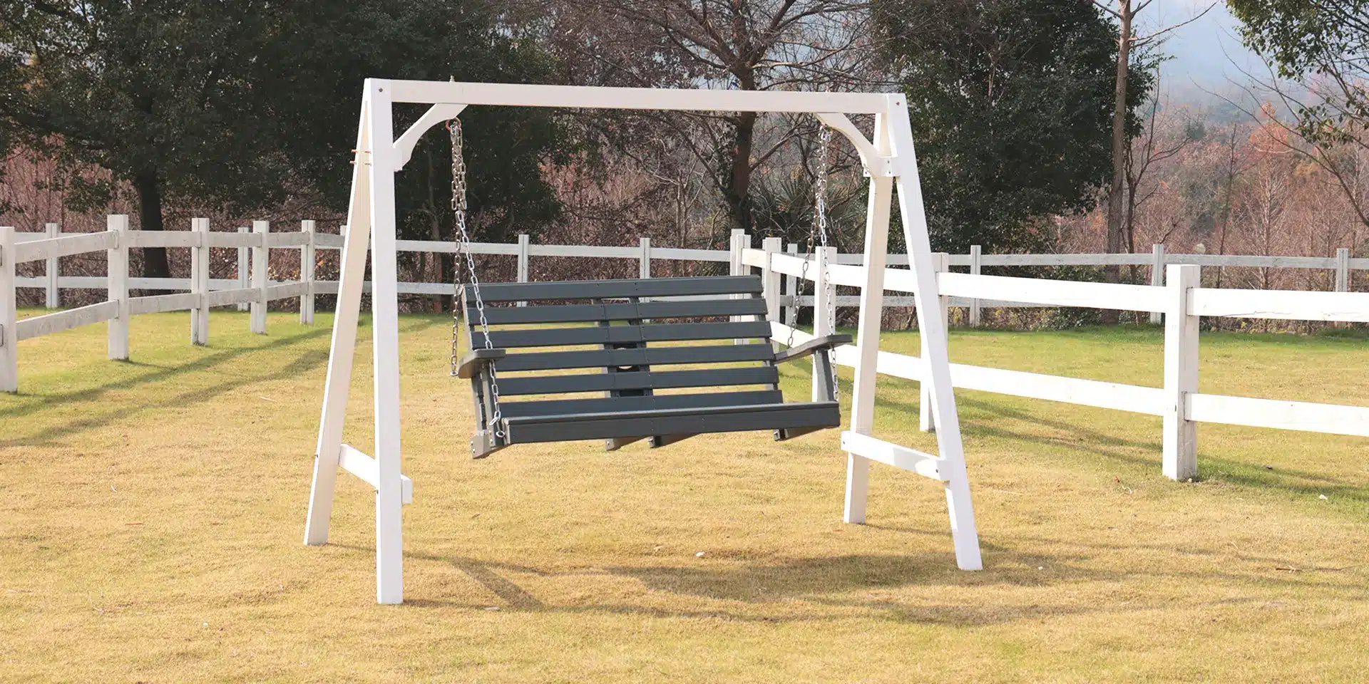 How to hang a porch swing with 4 steps