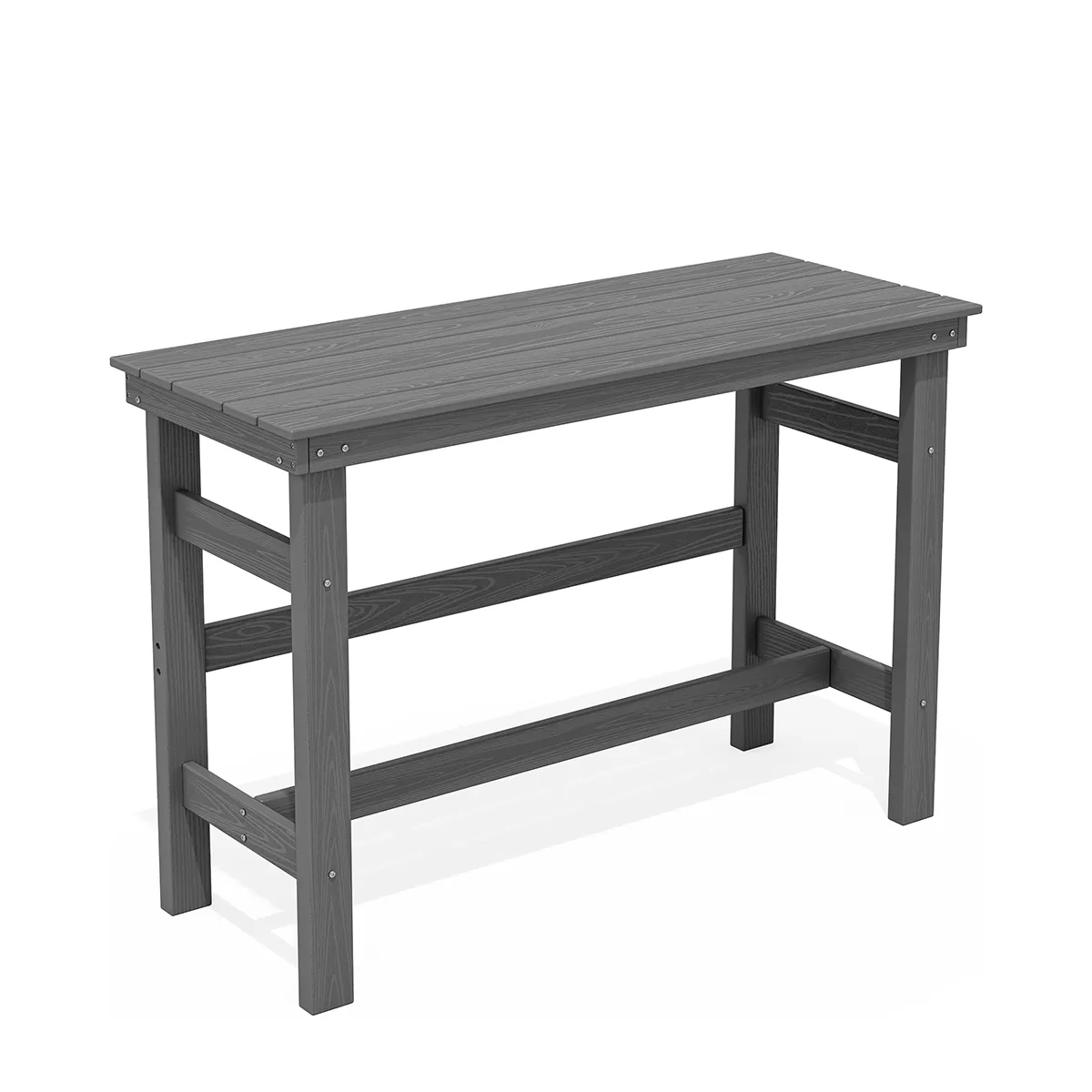 Sewall Dark Gray Rectangle Bar Height Table