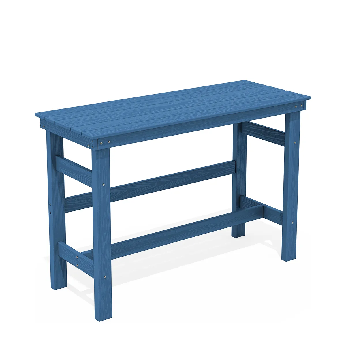 Outdoor Poly Rectangle Bar Height Table | Serwall