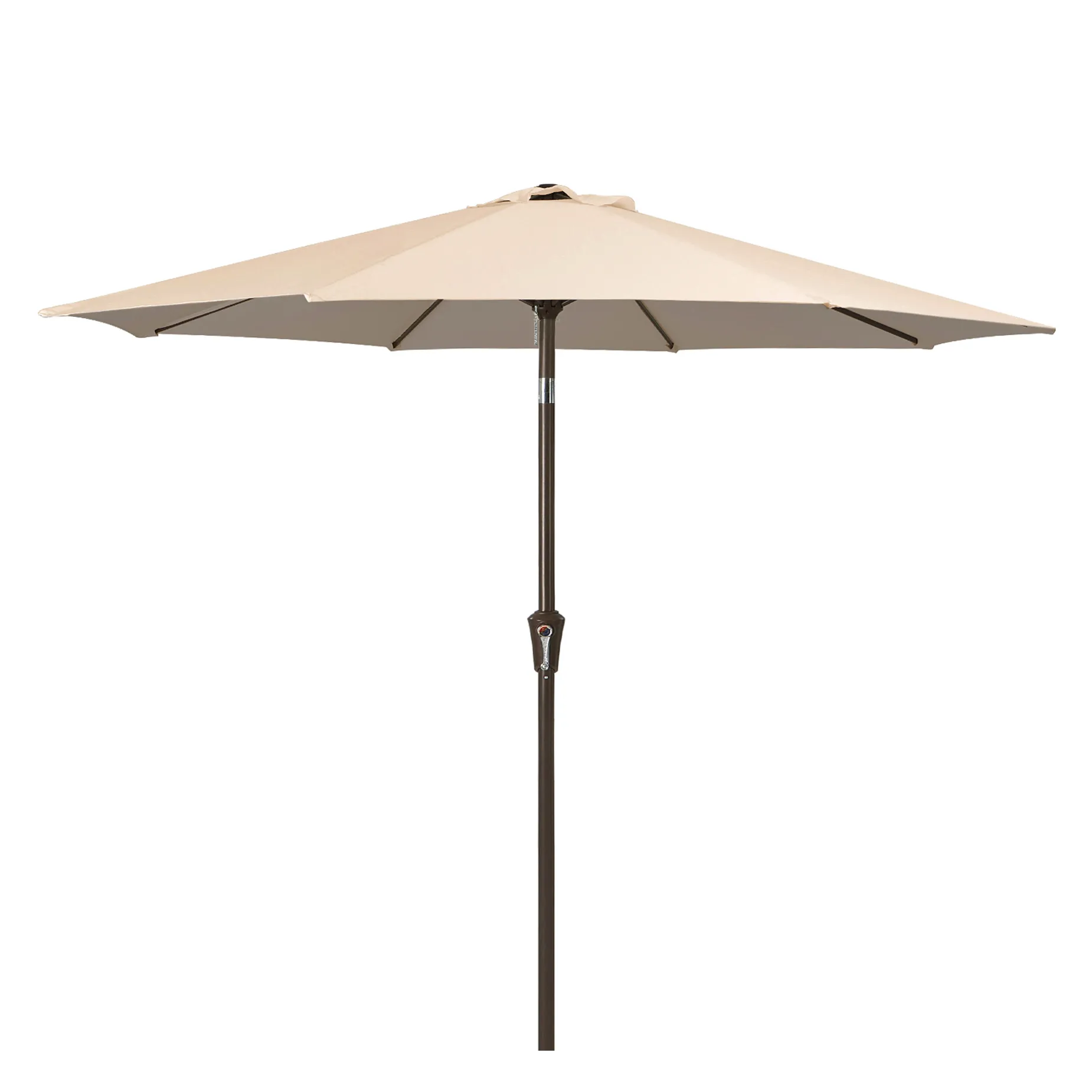 Outdoor 10 ft Market Umbrella with Auto Tilt