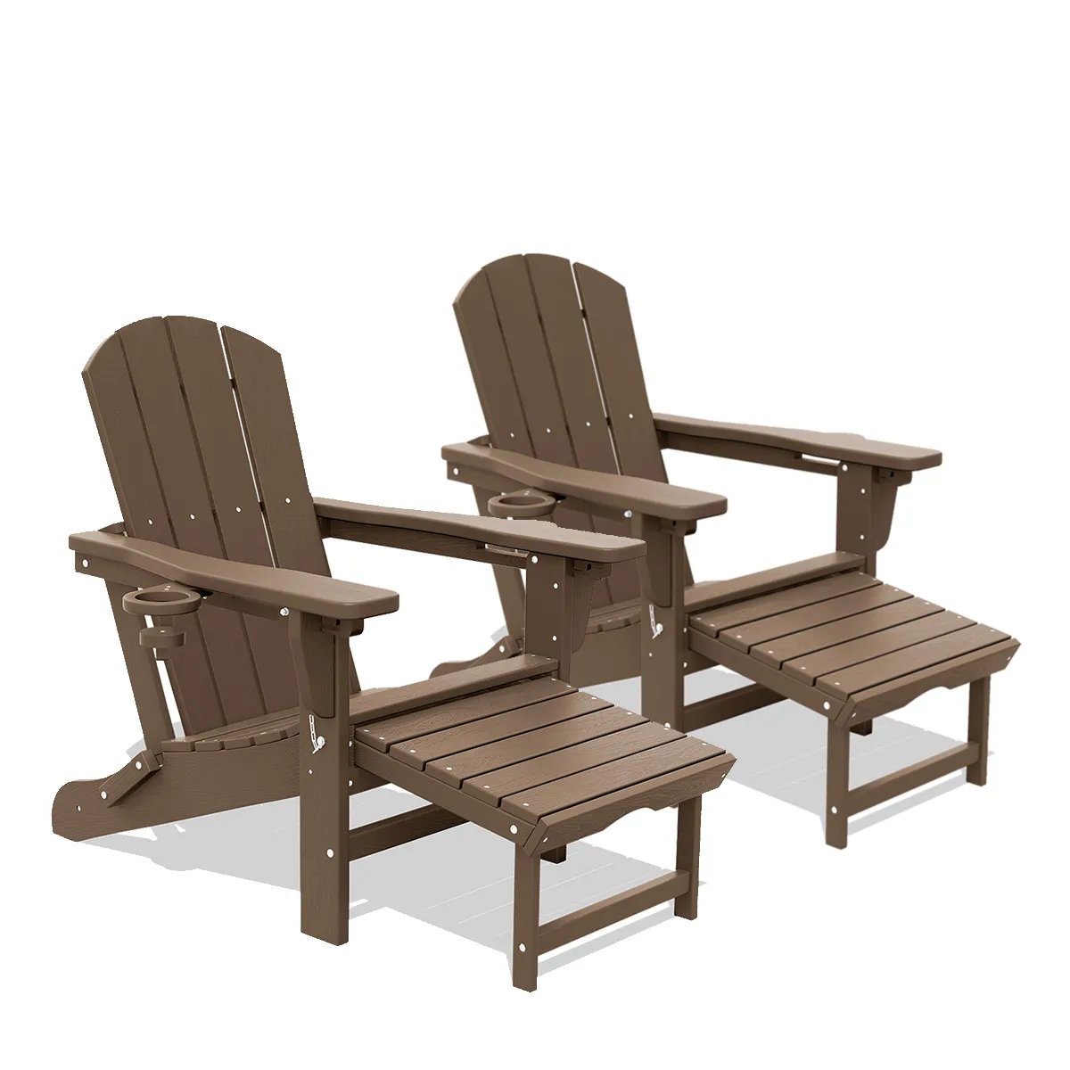 ADIRONDACK®  2脚セット 中古　美品 White Cedar Wood Outdoor Folding Adirondack Chair, Patio All
