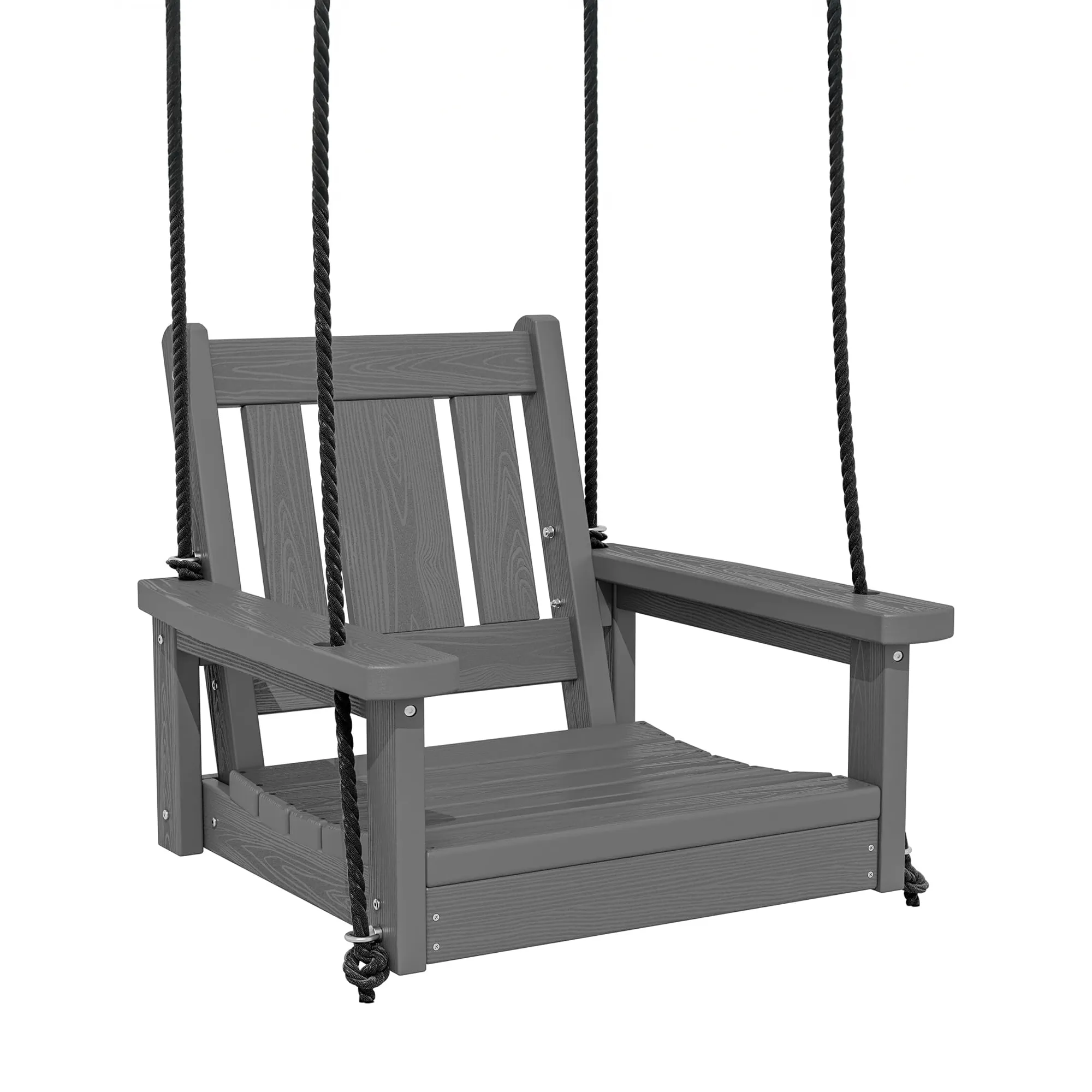 Poly Single-Seat Porch Swing Chair