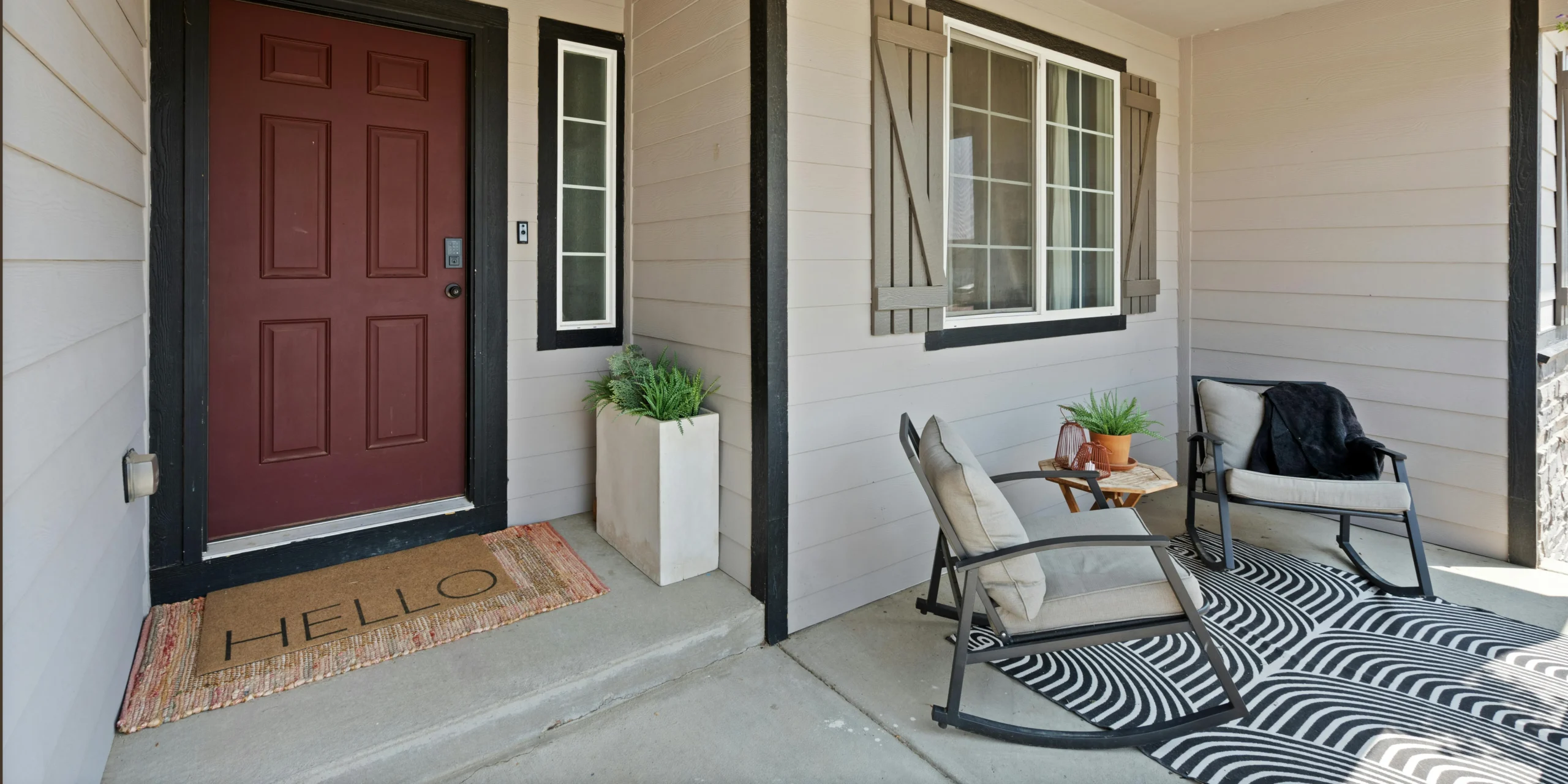 front porch rocking chair ideas - Metal Rocking Chair