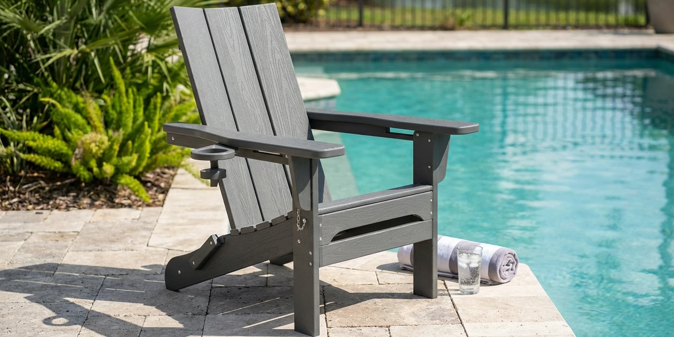 Small Deck Pool Furniture Layout Ideas