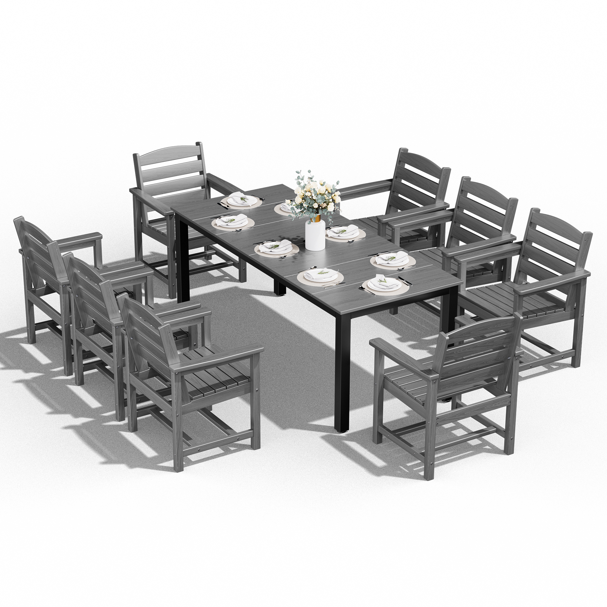 HDPE Outdoor Dining Set