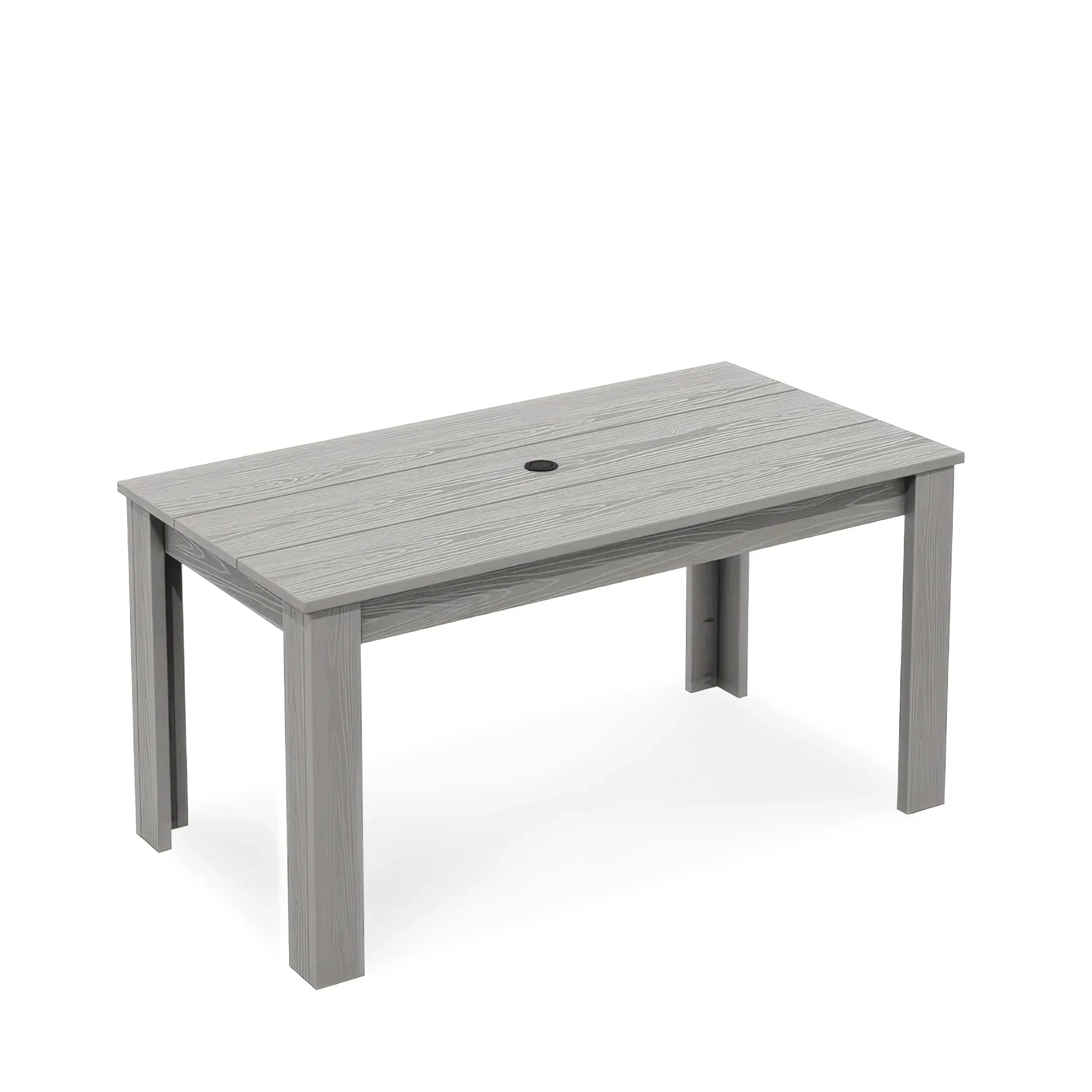 All-weather Resistant HDPE Poly Rectangle 31" x 59" Outdoor Dining Table