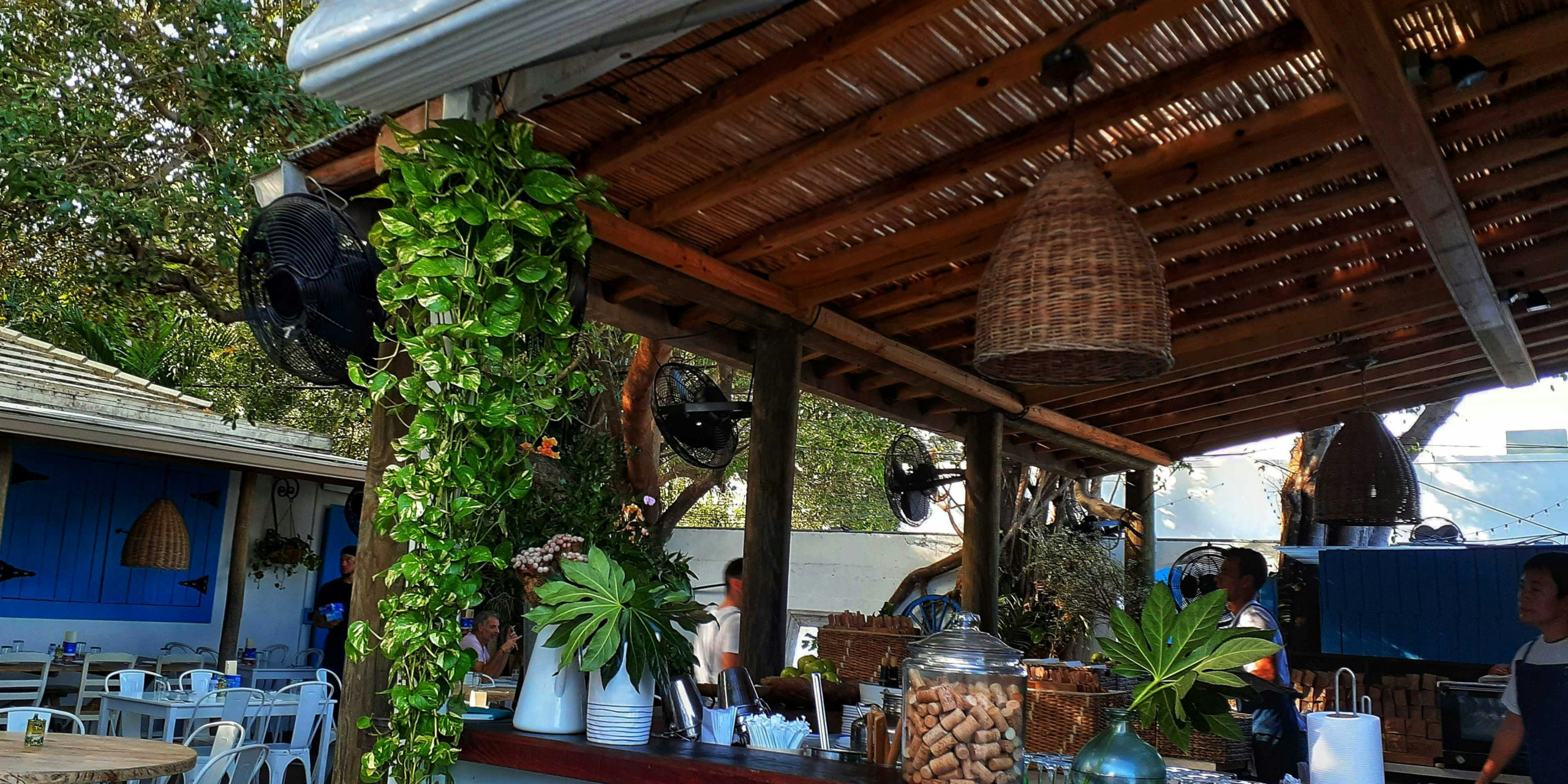 Tiki-style Patio Bar