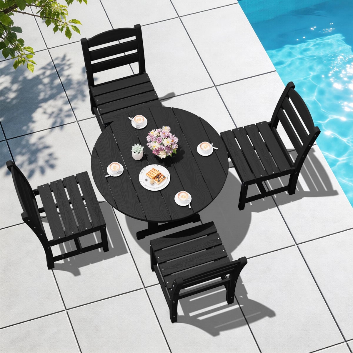 Outdoor Round Dining Set