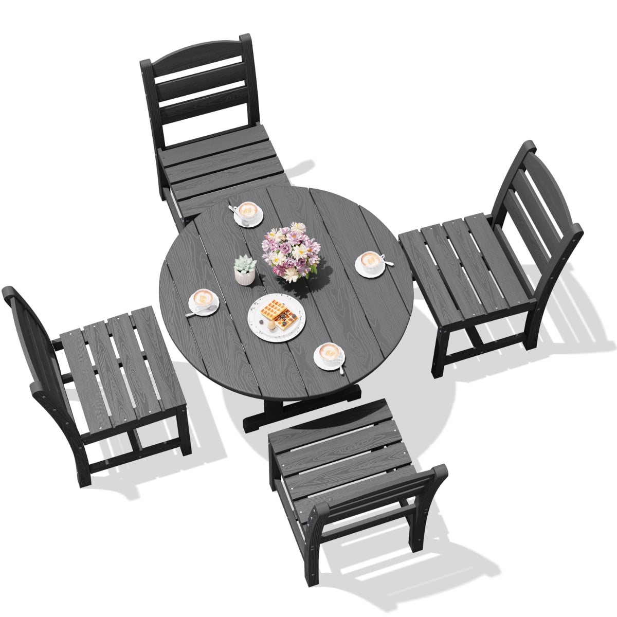 outdoor round dining set - image 3 Outdoor Round Dining Set - Image 3