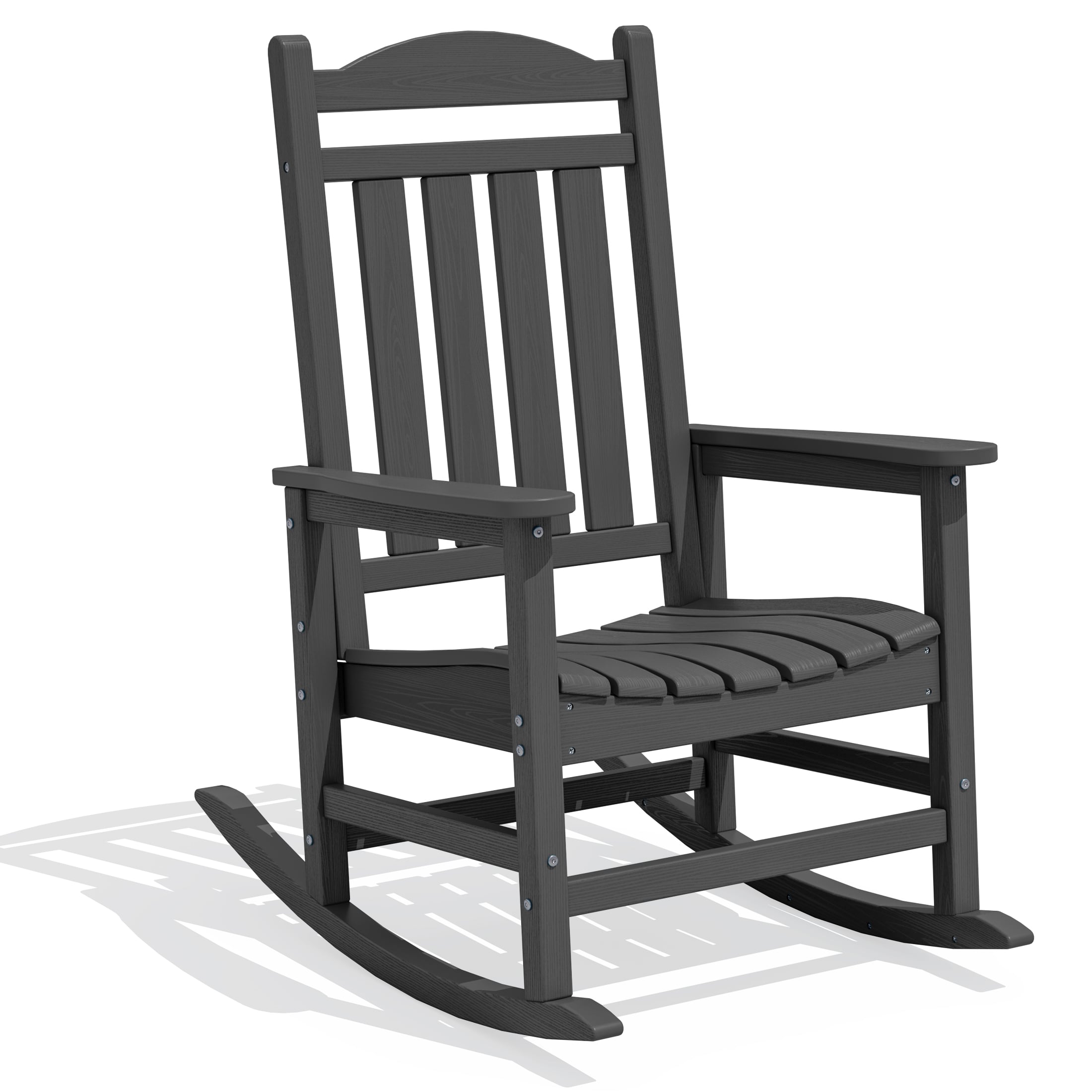 Arch-Top Oversized Outdoor Porch Rocking Chair