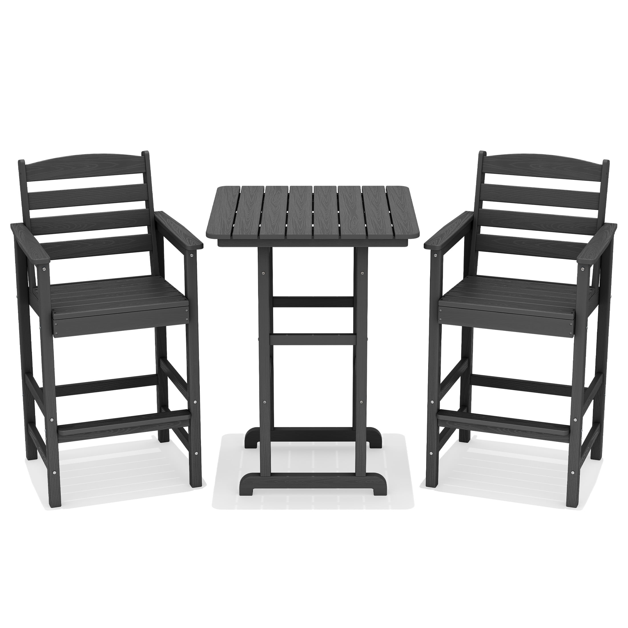 GRANGE 3-Piece Outdoor Bar Table And Chairs Set
