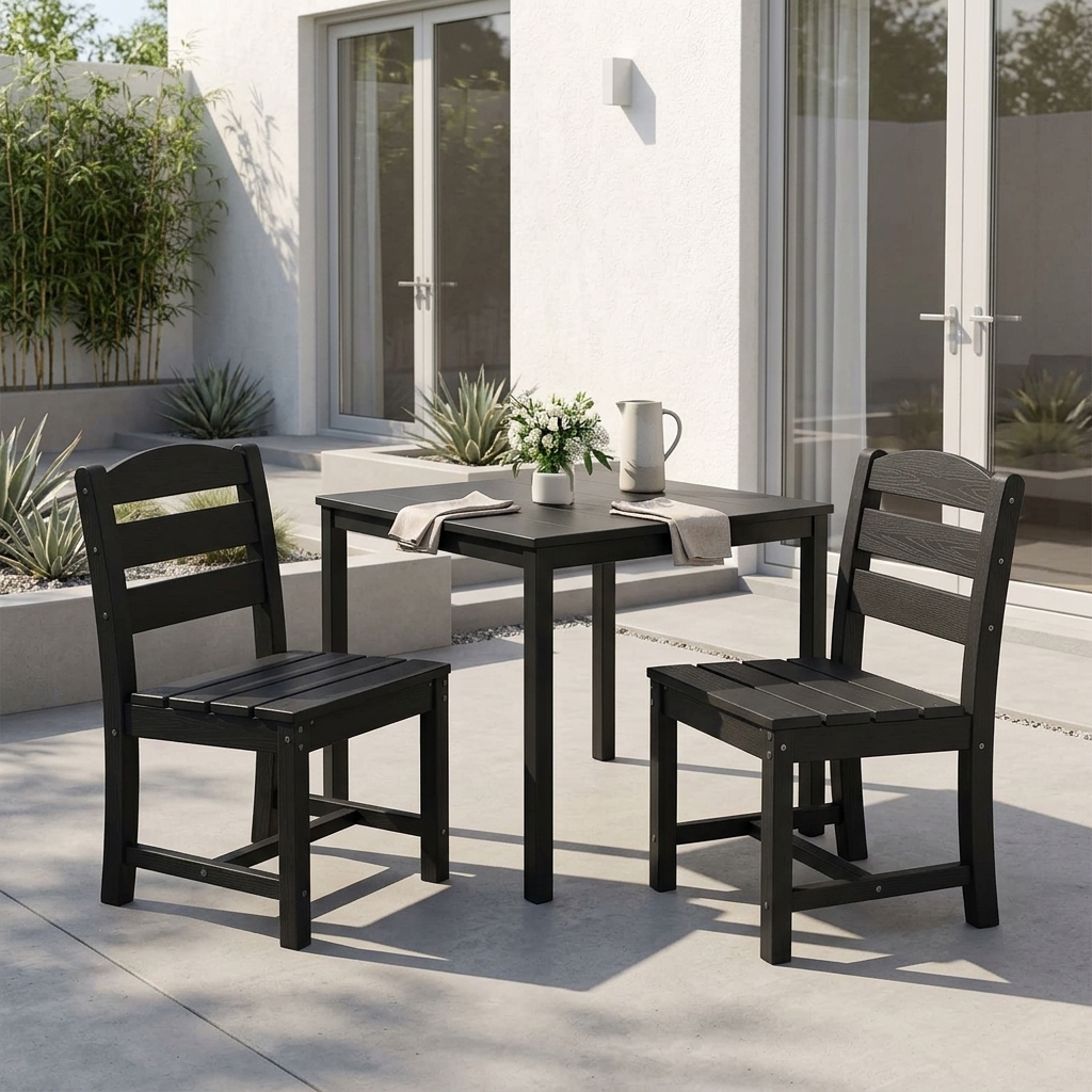 ladder-back dining side chairs set of 2 - image 5 Ladder-Back Dining Side Chairs Set of 2 - Image 5