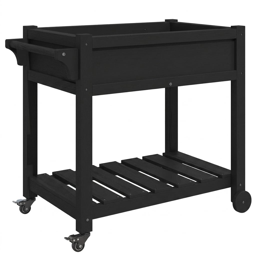 HDPE Raised Garden Bed with Wheels