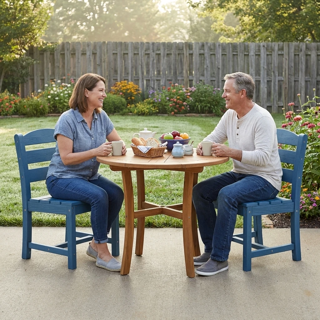 ladder-back dining side chairs set of 2 - image 6 Ladder-Back Dining Side Chairs Set of 2 - Image 6