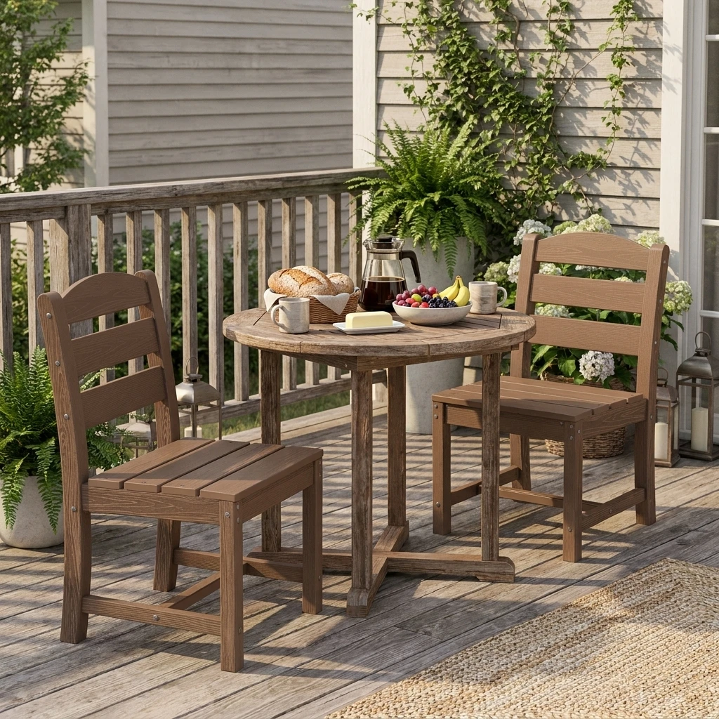 ladder-back dining side chairs set of 2 - image 3 Ladder-Back Dining Side Chairs Set of 2 - Image 3