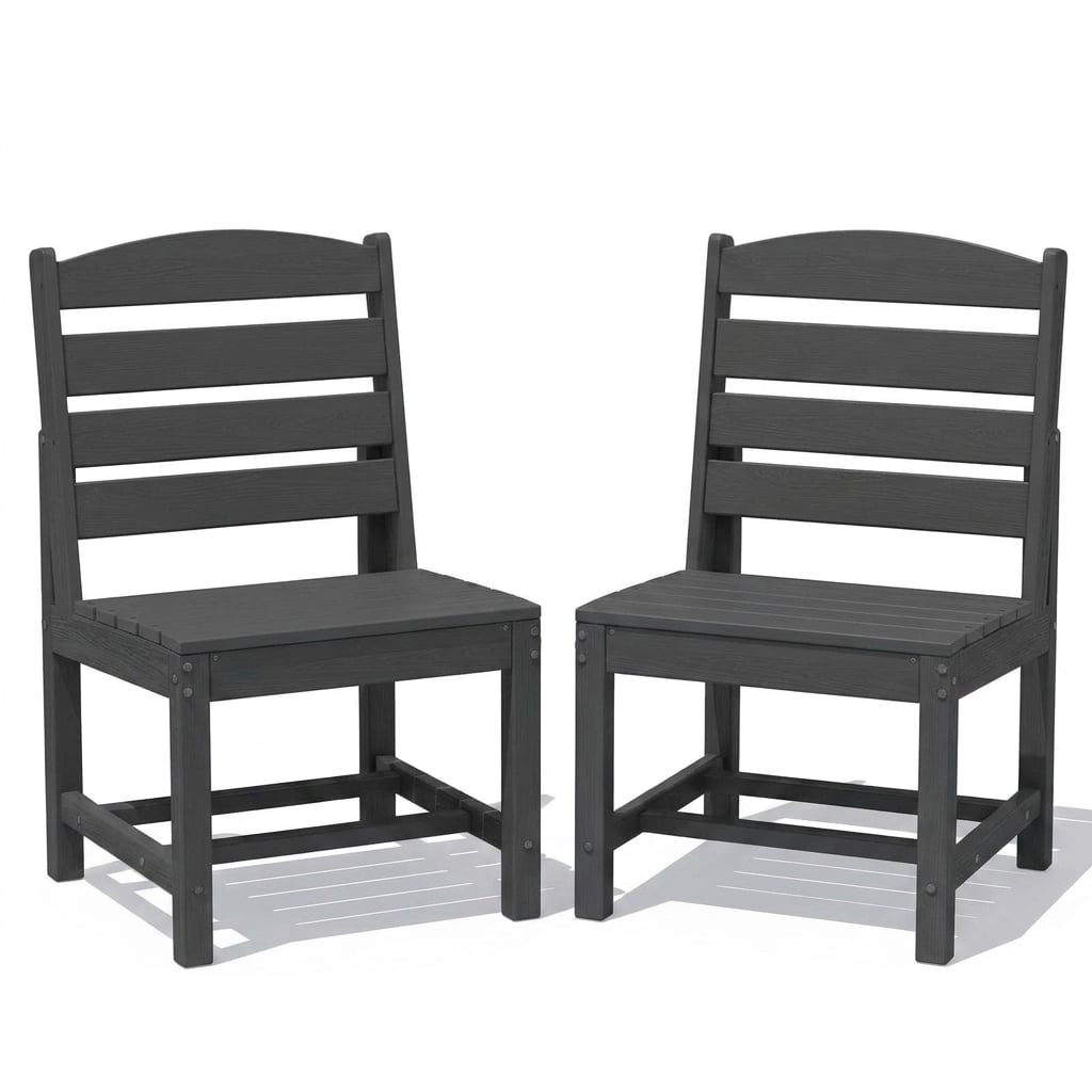 Arch-Top Dining Side Chairs Set of 2