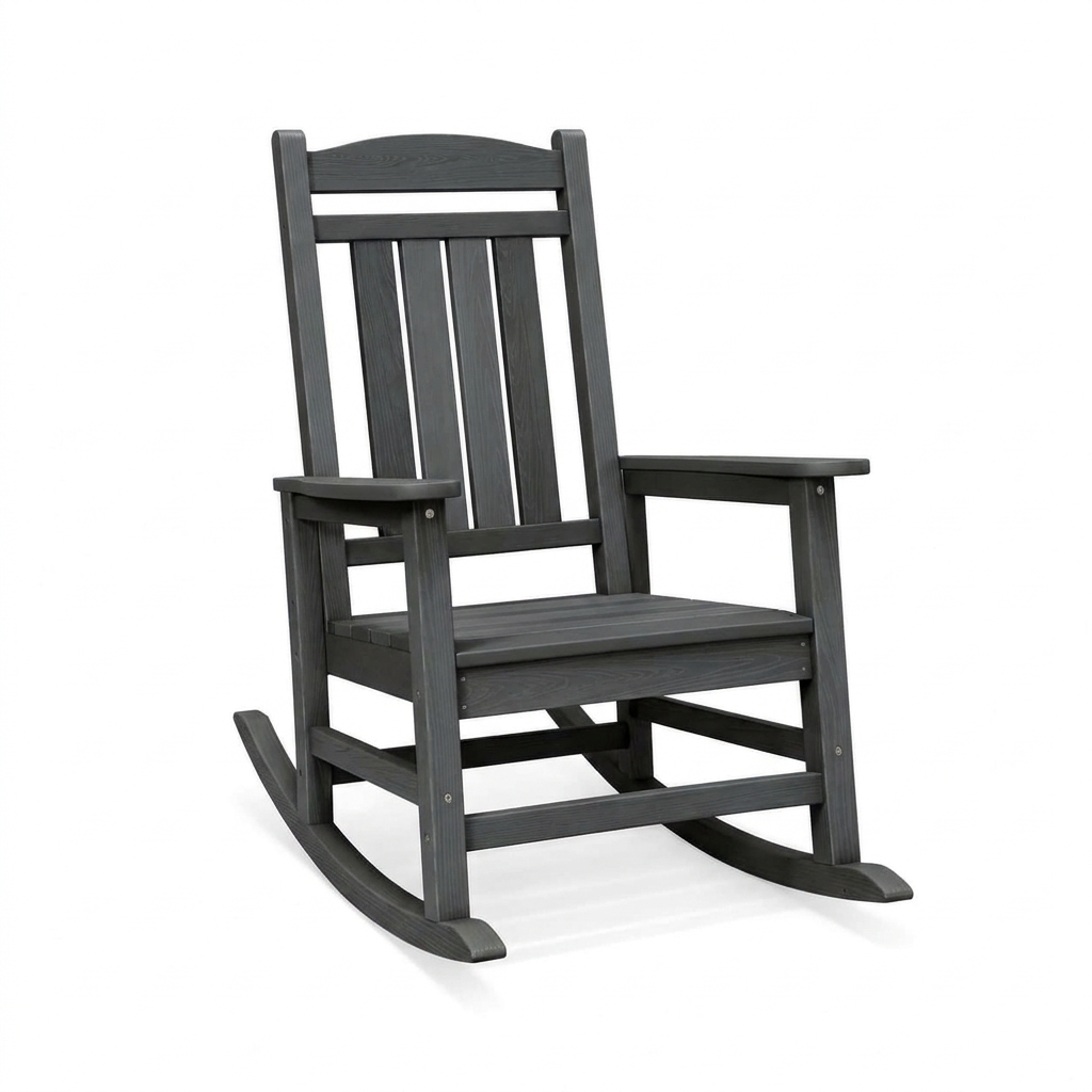 Arch-Top High-Back Porch Rocking Chair