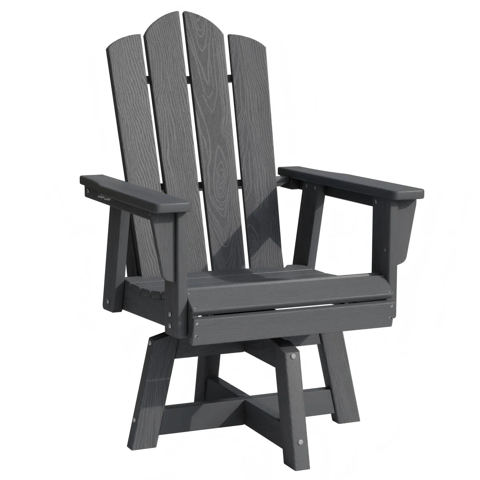 HDPE Outdoor Swivel Dining Chair