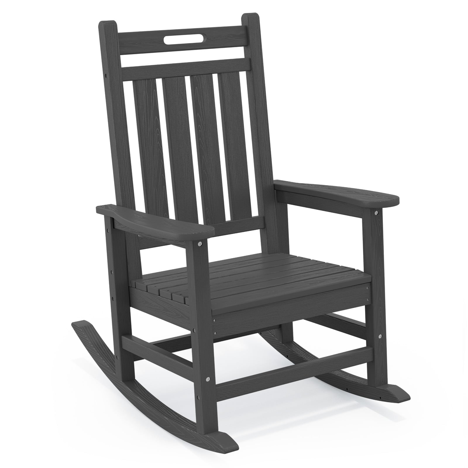 MANOIR High-Back Porch Rocking Chair