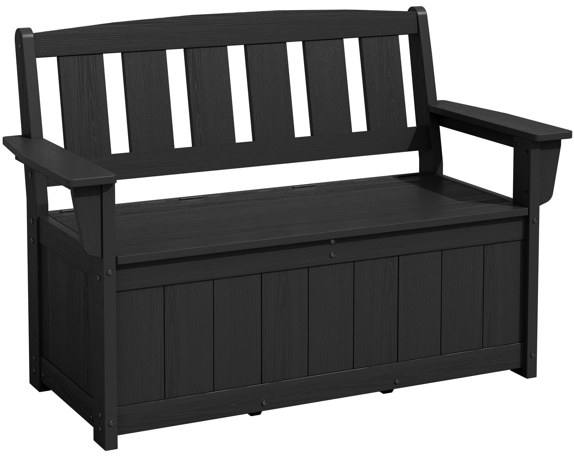HDPE Plastic Outdoor Storage Bench