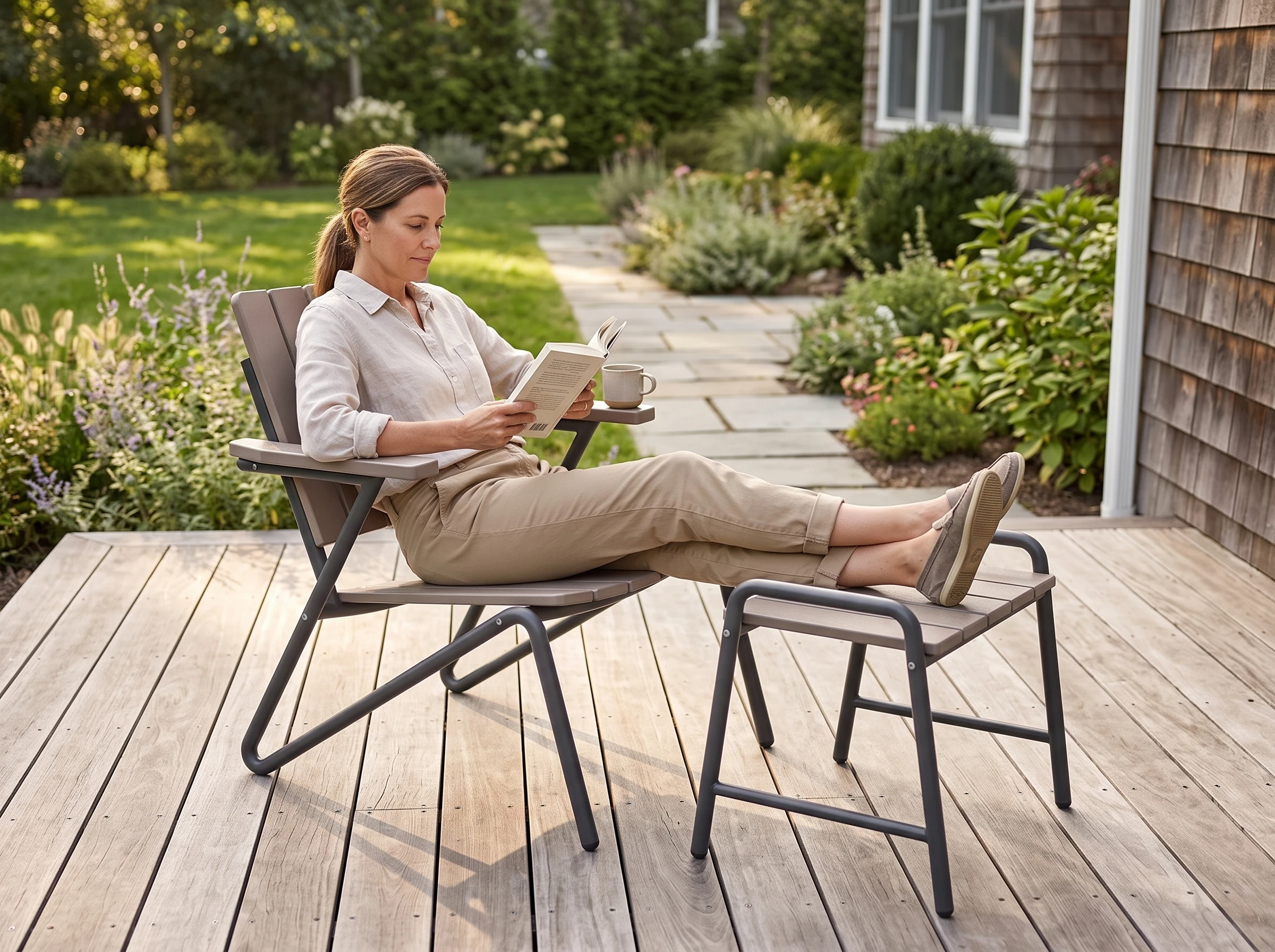 hips outdoor lounge chair with ottoman - image 5 HIPS Outdoor Lounge Chair with Ottoman - Image 5
