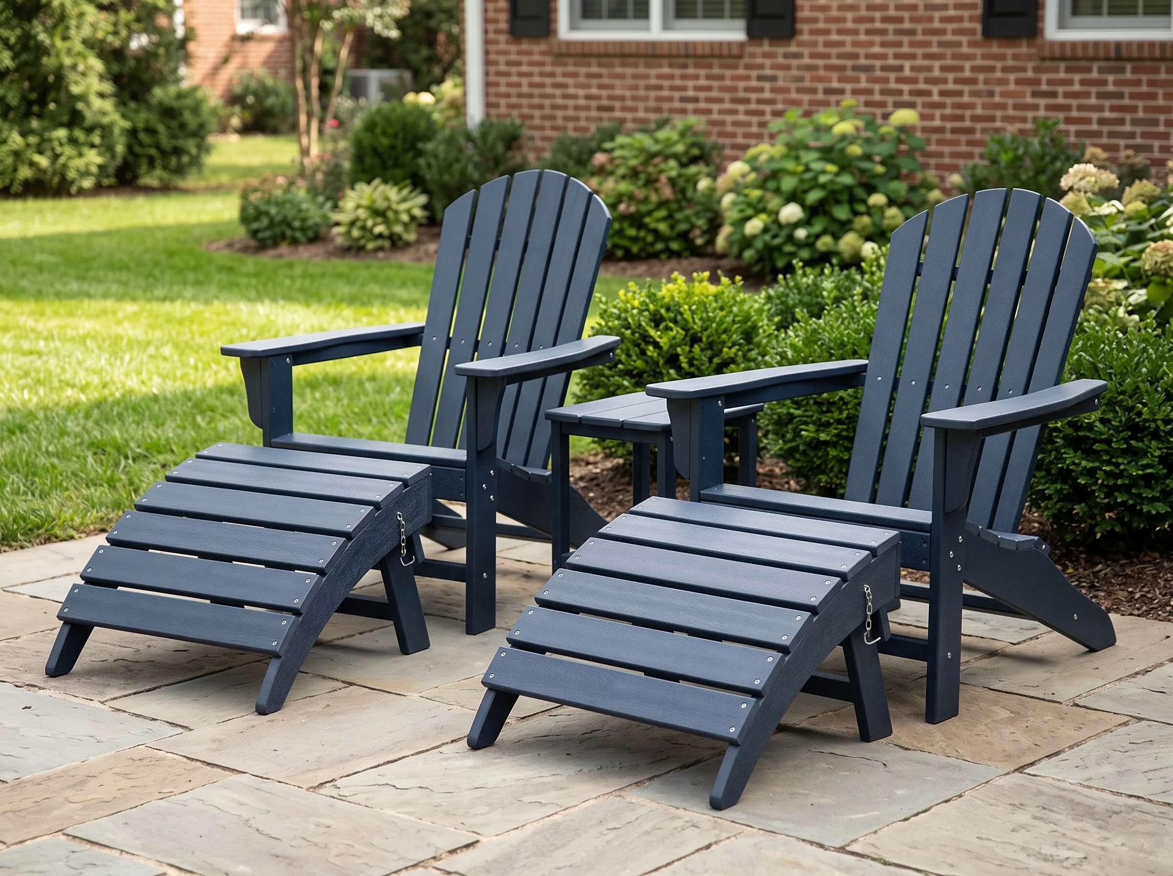 hips folding adirondack ottomans set of 2 - image 5 HIPS Folding Adirondack Ottomans Set of 2 - Image 5