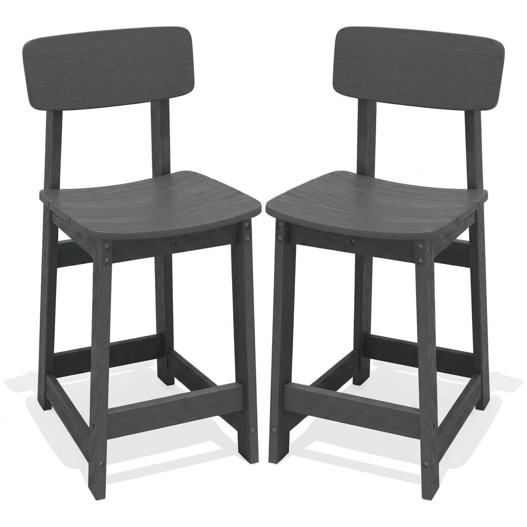 Outdoor Counter-Height Bar Stools Set of 2