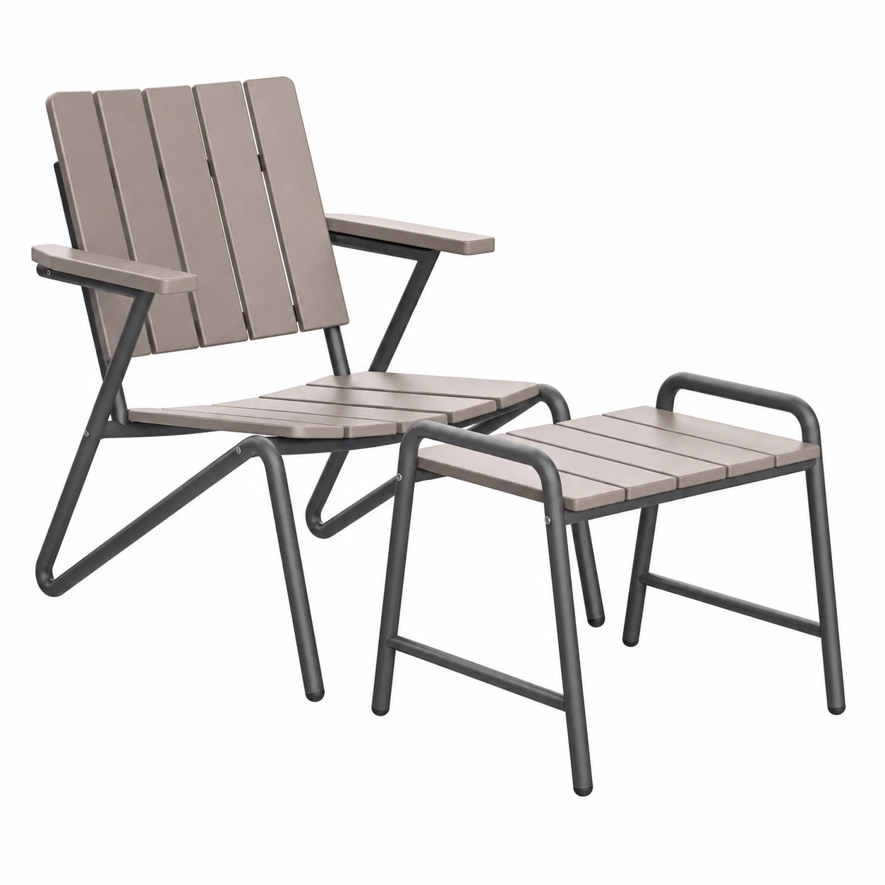 hips outdoor lounge chair with ottoman HIPS Outdoor Lounge Chair with Ottoman
